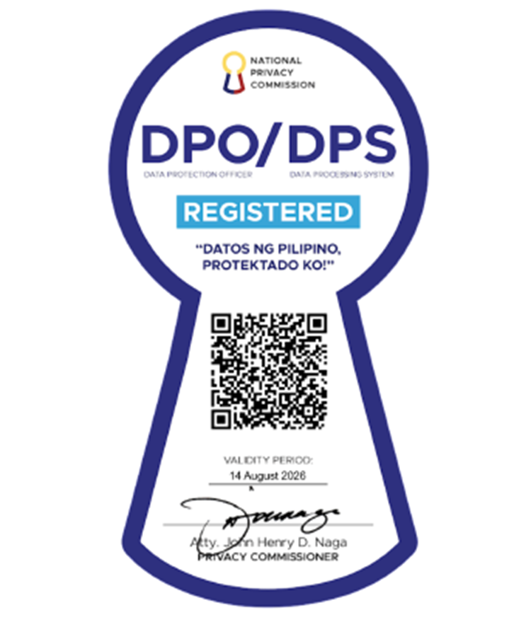 Data privacy protection certificate