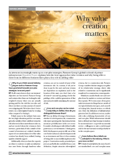 Why value creation matters