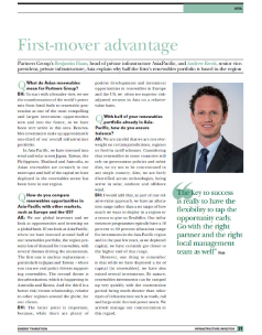 First-mover advantage