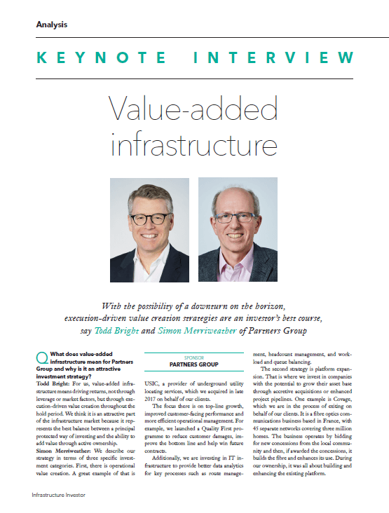 Value-added infrastructure