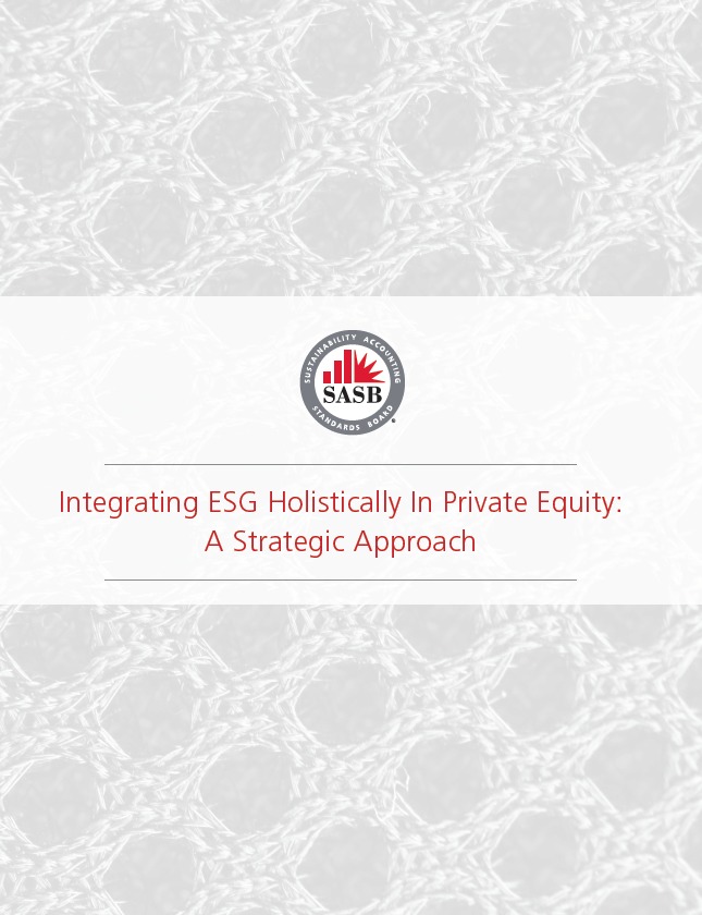 Integrating ESG Holistically in Private Equity