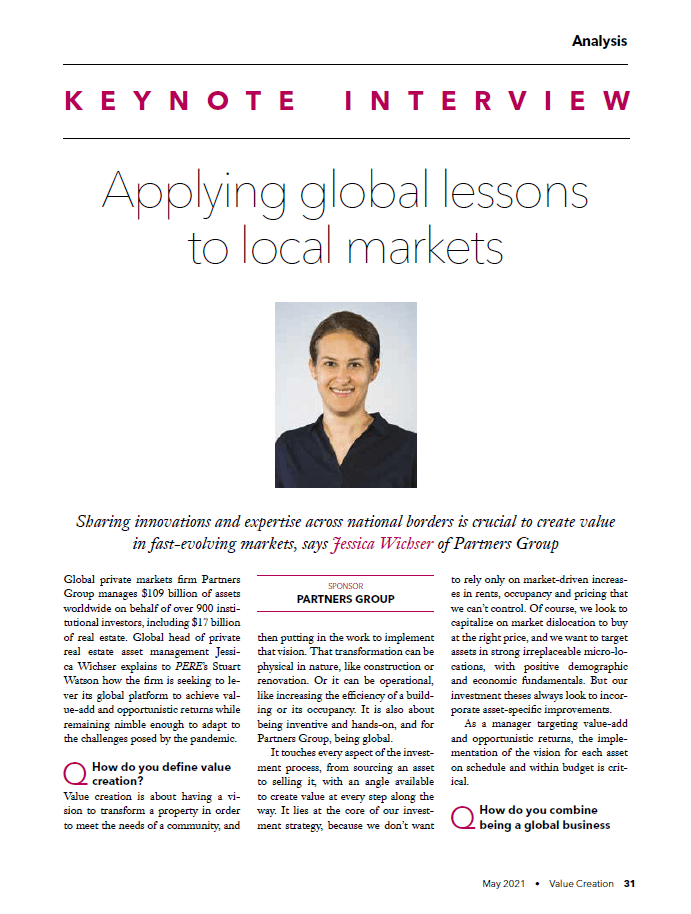 Applying global lessons to local markets