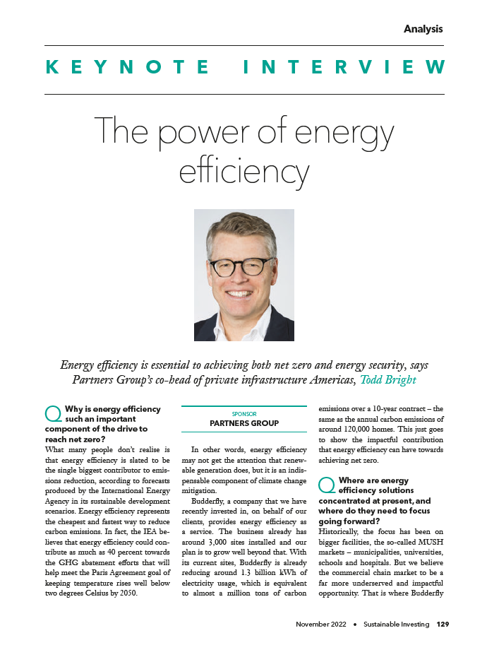 The power of energy efficiency