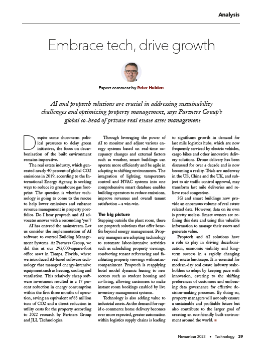 Embrace tech, drive growth