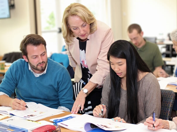 Helping student